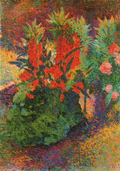Spring Flowers in the Garden by Curt Herrmann